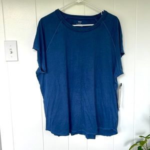 Blue Aerie raglan athletic tee